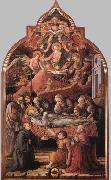 Fra Filippo Lippi Funeral of St Jerome painting